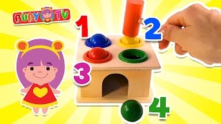 Video Educativi per Bambini in Italiano Impara i Colori e i Numeri con i Giocattoli bimbi colori [upl. by Areem768]