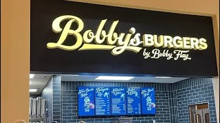 TRYING CHEF BOBBY FLAY BURGERS  CAESARS PALACE HOTEL AND CASINO [upl. by Idonna]