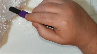 Diamond Painting Tip  Magically Clean Oily Clumpy Drills with a Baby Wipe [upl. by Idelia83]