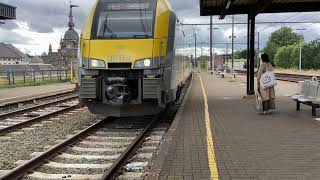 MS08 komt aan op station Oudenaarde als L trein naar Zottegem09082024 [upl. by Eiddal]