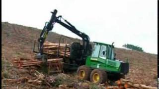 Forwarder John Deere 1710D [upl. by Ikkir]