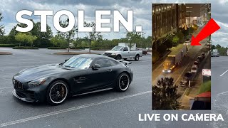 My Mercedes Benz AMG GTR Was Stolen On Camera [upl. by Akimik]