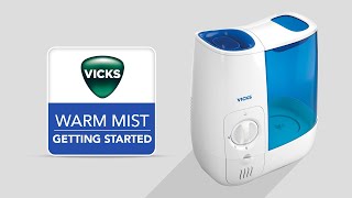 Vicks Warm Mist Humidifier VWM845  Getting Started [upl. by Cherry160]