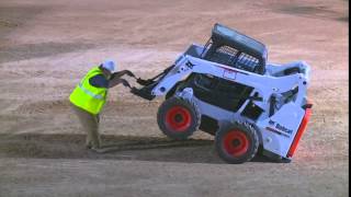 Bobcat Tip Demo John Deere skid steer is way more stable [upl. by Ikcaj]