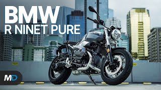 BMW R nineT Pure 1200 Review  Beyond the Ride [upl. by Celtic142]