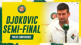 Djokovic semifinal press conference  RolandGarros 2023 [upl. by Schwarz]