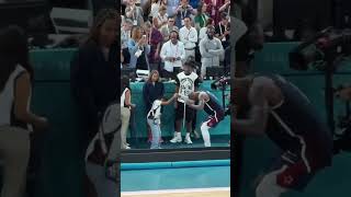 LeBron celebrating his 3rd Olympic gold medal [upl. by Elimay309]