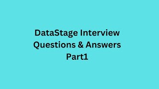 DS FAQs Part1  DataStage Interview Questions amp Answers Part1  ETLDataStage Mastery [upl. by Debora]