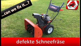 Defekte Schneefräse für 2€ reparieren geht das [upl. by Naryt866]