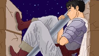 Guts Starry Night  Berserk Animated Pixel Art [upl. by Padraic]