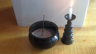 How to burn incense ❷❺ Stick incense The difference between Japanese amp Indian incense sticks [upl. by Ellives47]