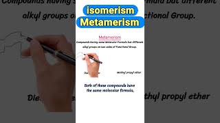 Metamerism shorts metamerism isomerism organicchemistry afzaalchemist [upl. by Andel]