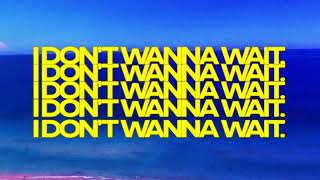 David Guetta amp OneRepublic  I Dont Wanna Wait Official Lyric Video [upl. by Leahicm]