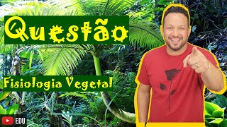 Fisiologia Vegetal  Questão  Geotropismo e Fototropismo  Crescimento Vegetal  Botânica [upl. by Seward]