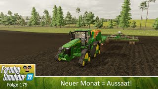 LS22 Wild West 179 Neuer Monat  Aussaat  LS22 16x Karte Lets Play Deutsch [upl. by Hisbe]