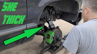 Installing 4 Inch Lift Spindles on obs C1500 [upl. by Gnilrits546]