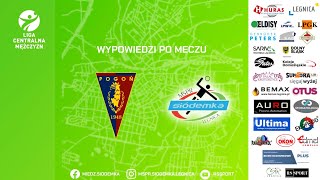 Wypowiedzi po meczu Sandra Spa Pogoń Szczecin  Siódemka Miedź Huras Legnica  Liga Centralna [upl. by Mclaughlin474]