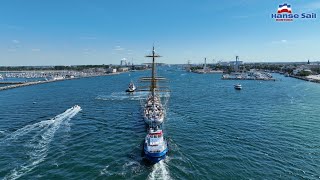 Faszination „Gorch Fock“ So begeisterte das Schiff auf der 31 Hanse Sail in Rostock [upl. by Nohsal]