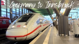 Innsbruck in ICE fastest train from Germany austria germany nepal [upl. by Sema]