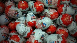 Top British Kinder Surprise chocolate Eggs Openings [upl. by Dayiz88]