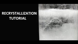 Technique Series Recrystallization urea as an example [upl. by Woodrow]