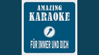 Für immer und Dich Karaoke Version Originally Performed By Rio Reiser [upl. by Awra427]