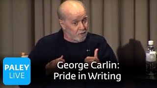 George Carlin  Pride in Writing Paley Center 2008 [upl. by Odom]