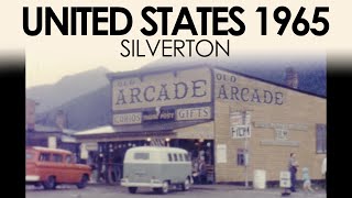 Archive footage of Silverton in the 1960s  USA 8mm home movie film [upl. by Ahtebat]