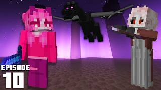 The Ender Dragon Fight  Minecraft Lets Play 10 [upl. by Chen65]