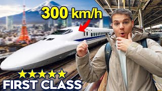 First Class in Japans SUPERZUG 🇯🇵 Shinkansen [upl. by Brasca]