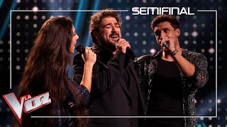 Antonio Orozco canta con Miguel y Nereida quotYa lo sabesquot  Semifinal  La Voz Antena 3 2023 [upl. by Nesmat]