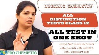 All Distinguish test Class 12  One Shot Organic Chemistry  Madhu Yadav [upl. by Adella]