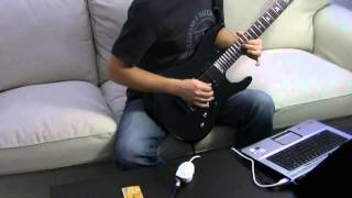 Behringer GUITAR LINK UCG102  sound test [upl. by Halladba631]