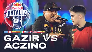 GAZIR vs ACZINO  Final  Red Bull Batalla Internacional 2022 [upl. by Neelie]