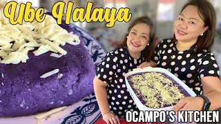 Kapampangan Style Cheesy Ube Halaya  Ocampos Kitchen [upl. by Quigley]