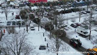 Demo des Bauernverbandes Kreis Steinburg in Itzehoe 08012024 [upl. by Latoyia]