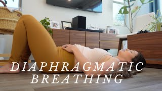 Supine Diaphragmatic Breathing [upl. by Aymik]