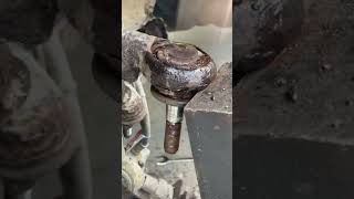 Vw transporter t4 upper ball joint replacement vanlifevwdiy workvwt4asmroldtimer summerrust [upl. by Laurens]