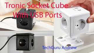 Tronic Socket Cube With USB Ports [upl. by Eelime]