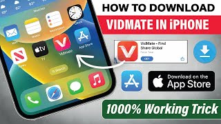 How To Download Vidmate in iphone  Vidmate Download in iphone  Vidmate in iphone  Vidmate in iOS [upl. by Fredek]