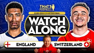 ENGLAND vs SWITZERLAND LIVE EURO 2024 with Mark GOLDBRIDGE LIVE [upl. by Dragone]