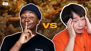 I CHALLENGED UNCLE ROGERS FRIED RICE RECIPE [upl. by Shoshanna]