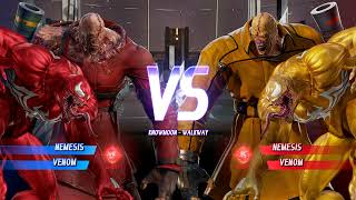 Nemesis amp Carnage vs Yellow Nemesis amp Venom Very Hard  Marvel VS Capcom Infinite  4K HD 60 FPS [upl. by Esoryram]