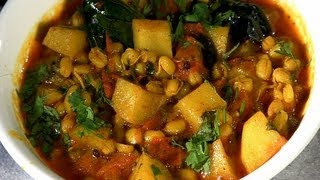 Mugachi Bhaji Sprouted Beans Vegetable By Archana [upl. by Teague330]