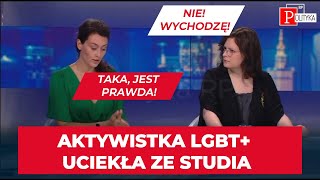 Aktywistka LGBT uciekła ze studia z braku argumentów [upl. by Koran322]