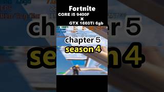 core i5 9400f×gtx 1660tiFortnite Chapter5 Season4Performance modeフォートナイト 2024 [upl. by Onaivlis]