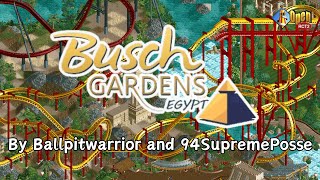 Full Park Features  Episode 4 Busch Gardens Egypt by Ballpitwarrior and 94SupremePosse [upl. by Aeresed]