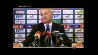 lazio  Roma 02 Ranieri in conferenza stampa  Non attaccatevi al fumo della pipa [upl. by Raquela887]