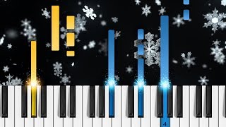 Vivaldi  Winter The Four Seasons  EASY Piano Tutorial [upl. by Iht361]