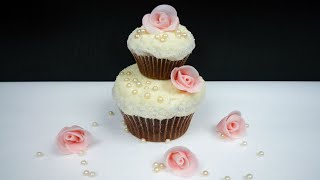 2stöckige HochzeitsCupcakes 2Tier Wedding Cupcakes [upl. by Kaasi]